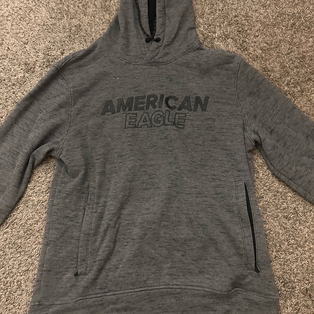 American Eagle Outfitters Gray Sweatshirt Hoodie